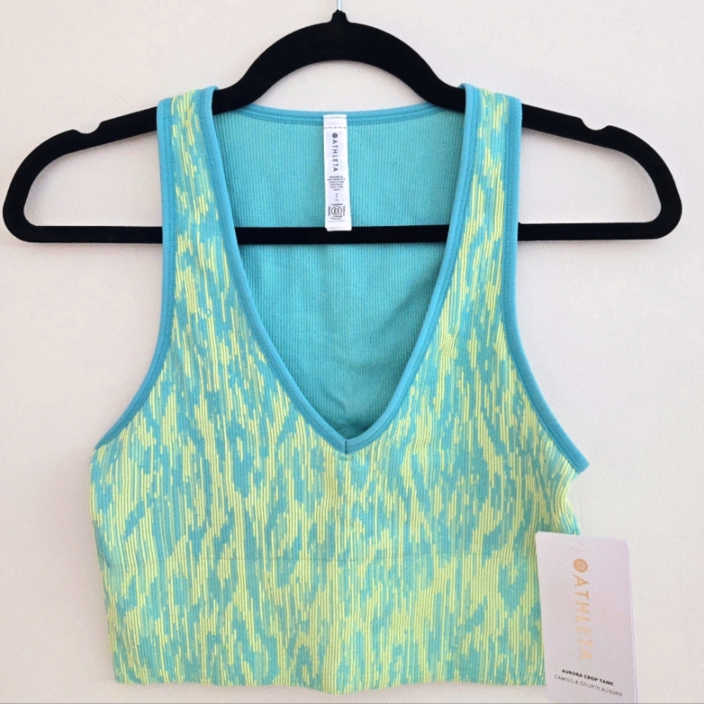 Athleta Aurora Crop Tank Bra